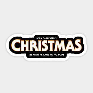 John Carpenter's CHRISTMAS Sticker